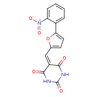 5-{[5-(2-nitrophenyl)furan-2-yl]methylidene}-1,3-diazinane-2,4,6-trione