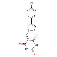 5-{[5-(4-chlorophenyl)furan-2-yl]methylidene}-1,3-diazinane-2,4,6-trione