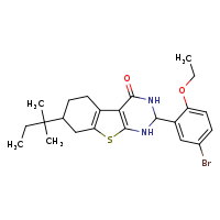 5-(5-bromo-2-ethoxyphenyl)-11-(2-methylbutan-2-yl)-8-thia-4,6-diazatricyclo[7.4.0.0²,?]trideca-1(9),2(7)-dien-3-one