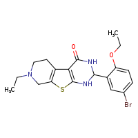 5-(5-bromo-2-ethoxyphenyl)-11-ethyl-8-thia-4,6,11-triazatricyclo[7.4.0.0²,?]trideca-1(9),2(7)-dien-3-one