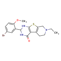 5-(5-bromo-2-methoxyphenyl)-11-ethyl-8-thia-4,6,11-triazatricyclo[7.4.0.0²,?]trideca-1(9),2(7)-dien-3-one