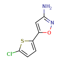 5-(5-chlorothiophen-2-yl)-1,2-oxazol-3-amine