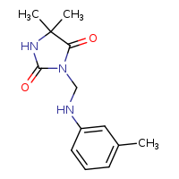 5,5-dimethyl-3-{[(3-methylphenyl)amino]methyl}imidazolidine-2,4-dione