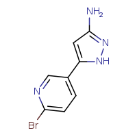 5-(6-bromopyridin-3-yl)-1H-pyrazol-3-amine