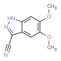 5,6-dimethoxy-1H-indazole-3-carbonitrile