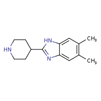 5,6-dimethyl-2-(piperidin-4-yl)-1H-1,3-benzodiazole