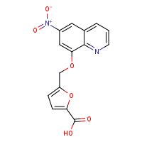 5-{[(6-nitroquinolin-8-yl)oxy]methyl}furan-2-carboxylic acid