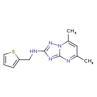 5,7-dimethyl-N-(thiophen-2-ylmethyl)-[1,2,4]triazolo[1,5-a]pyrimidin-2-amine