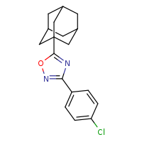 5-(adamantan-1-yl)-3-(4-chlorophenyl)-1,2,4-oxadiazole