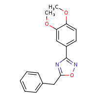 5-benzyl-3-(3,4-dimethoxyphenyl)-1,2,4-oxadiazole
