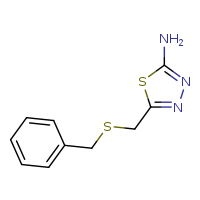 5-[(benzylsulfanyl)methyl]-1,3,4-thiadiazol-2-amine