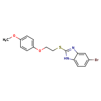 5-bromo-2-{[2-(4-methoxyphenoxy)ethyl]sulfanyl}-1H-1,3-benzodiazole