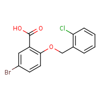 5-bromo-2-[(2-chlorophenyl)methoxy]benzoic acid
