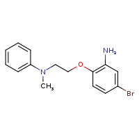 5-bromo-2-{2-[methyl(phenyl)amino]ethoxy}aniline