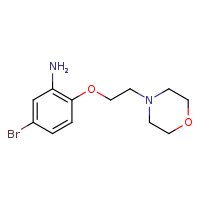 5-bromo-2-[2-(morpholin-4-yl)ethoxy]aniline