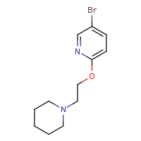 5-bromo-2-[2-(piperidin-1-yl)ethoxy]pyridine
