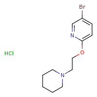 5-bromo-2-[2-(piperidin-1-yl)ethoxy]pyridine hydrochloride