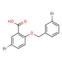5-bromo-2-[(3-bromophenyl)methoxy]benzoic acid