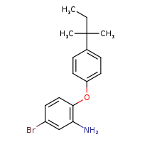 5-bromo-2-[4-(2-methylbutan-2-yl)phenoxy]aniline