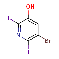 5-bromo-2,6-diiodopyridin-3-ol