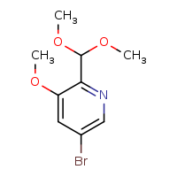 5-bromo-2-(dimethoxymethyl)-3-methoxypyridine