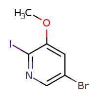 5-bromo-2-iodo-3-methoxypyridine