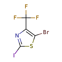 5-bromo-2-iodo-4-(trifluoromethyl)-1,3-thiazole