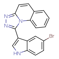 5-bromo-3-{[1,2,4]triazolo[4,3-a]quinolin-1-yl}-1H-indole