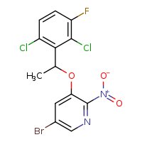 5-bromo-3-[1-(2,6-dichloro-3-fluorophenyl)ethoxy]-2-nitropyridine
