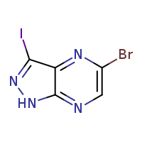 5-bromo-3-iodo-1H-pyrazolo[3,4-b]pyrazine
