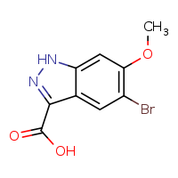 5-bromo-6-methoxy-1H-indazole-3-carboxylic acid