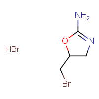 5-(bromomethyl)-4,5-dihydro-1,3-oxazol-2-amine hydrobromide