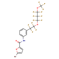 5-bromo-N-(3-{1,1,2,2-tetrafluoro-2-[1,1,2,2,3,3-hexafluoro-3-(trifluoromethoxy)propoxy]ethyl}phenyl)furan-2-carboxamide