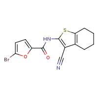 5-bromo-N-(3-cyano-4,5,6,7-tetrahydro-1-benzothiophen-2-yl)furan-2-carboxamide