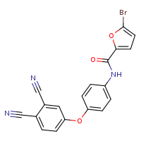 5-bromo-N-[4-(3,4-dicyanophenoxy)phenyl]furan-2-carboxamide
