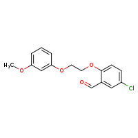 5-chloro-2-[2-(3-methoxyphenoxy)ethoxy]benzaldehyde