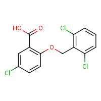 5-chloro-2-[(2,6-dichlorophenyl)methoxy]benzoic acid