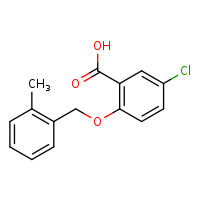 5-chloro-2-[(2-methylphenyl)methoxy]benzoic acid