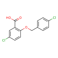 5-chloro-2-[(4-chlorophenyl)methoxy]benzoic acid
