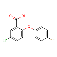 5-chloro-2-(4-fluorophenoxy)benzoic acid