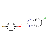 5-chloro-2-(4-fluorophenoxymethyl)-1H-1,3-benzodiazole