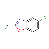 5-chloro-2-(chloromethyl)-1,3-benzoxazole