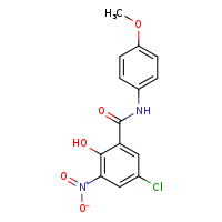 5-chloro-2-hydroxy-N-(4-methoxyphenyl)-3-nitrobenzamide