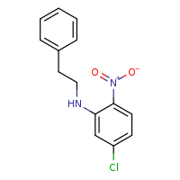 5-chloro-2-nitro-N-(2-phenylethyl)aniline