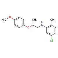 5-chloro-N-[2-(4-methoxyphenoxy)propyl]-2-methylaniline