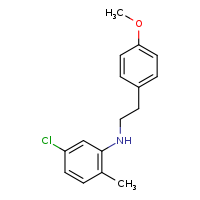 5-chloro-N-[2-(4-methoxyphenyl)ethyl]-2-methylaniline