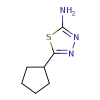 5-cyclopentyl-1,3,4-thiadiazol-2-amine