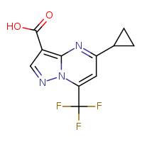 5-cyclopropyl-7-(trifluoromethyl)pyrazolo[1,5-a]pyrimidine-3-carboxylic acid