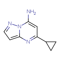 5-cyclopropylpyrazolo[1,5-a]pyrimidin-7-amine