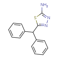 5-(diphenylmethyl)-1,3,4-thiadiazol-2-amine
